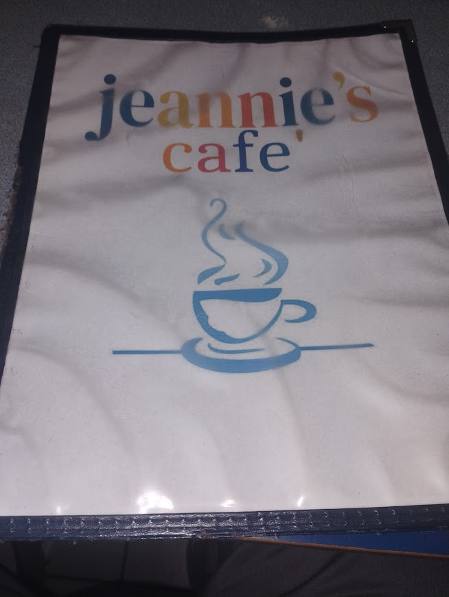 Jeannie's Cafe Menu